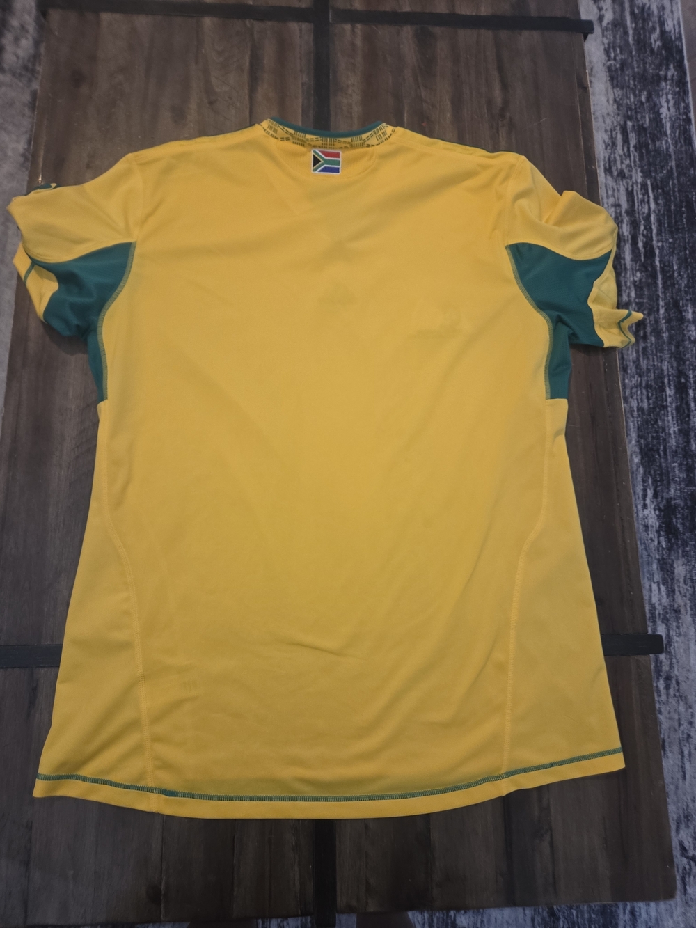 Adidas 2010 2011 South Africa Soccer Jersey Home Jersey, Yellow, Green Size M - Picture 7 of 8